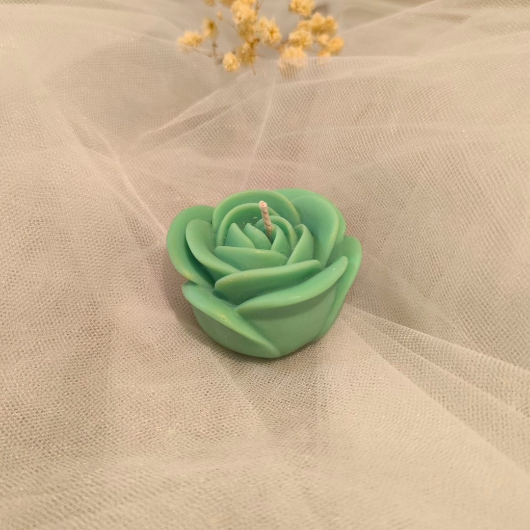 Bougie Rose personnalisée