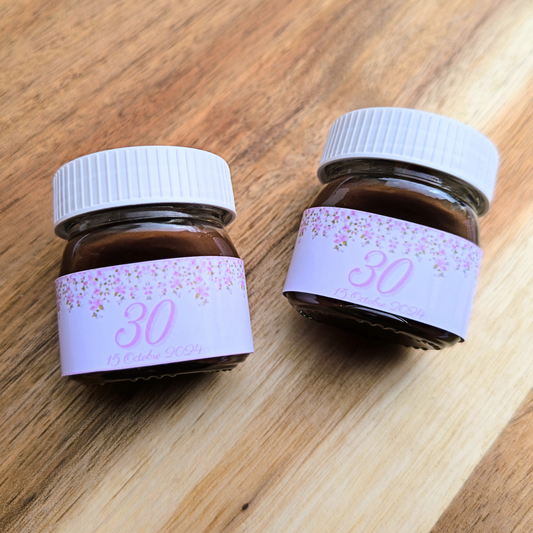Mini Pots de Nutella Personnalisés