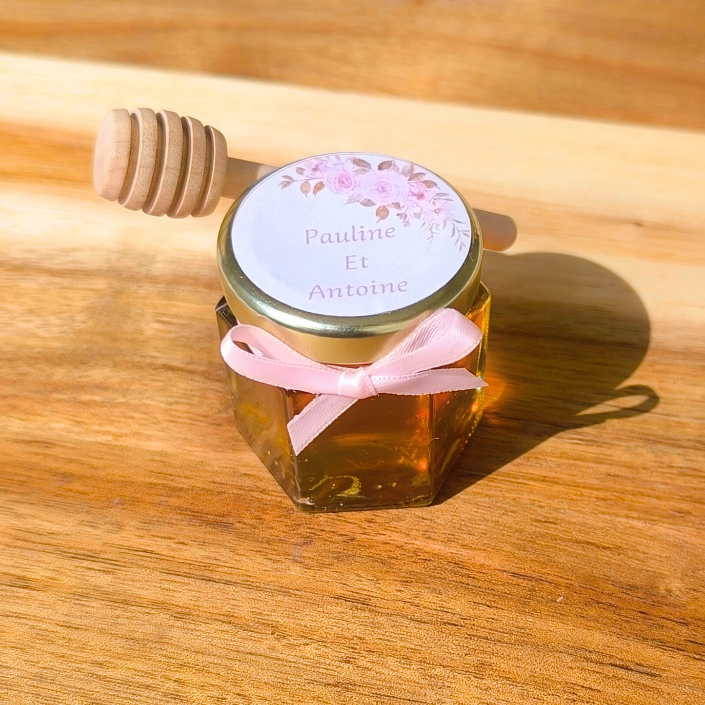 Pot de miel hexagonal 50gr