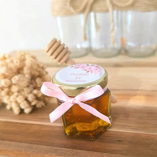 Pot de miel hexagonal 50gr