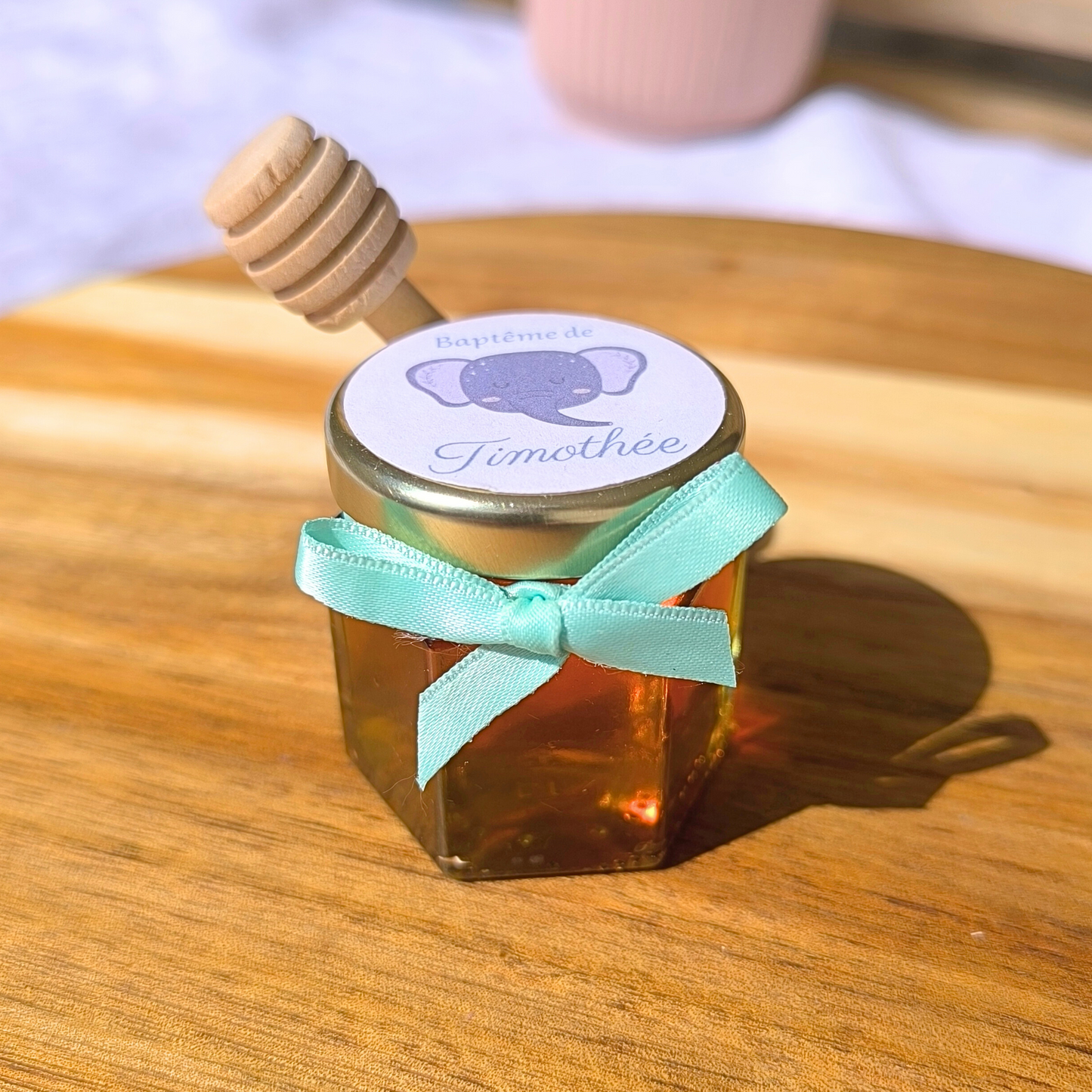 Pot de miel hexagonal 50gr