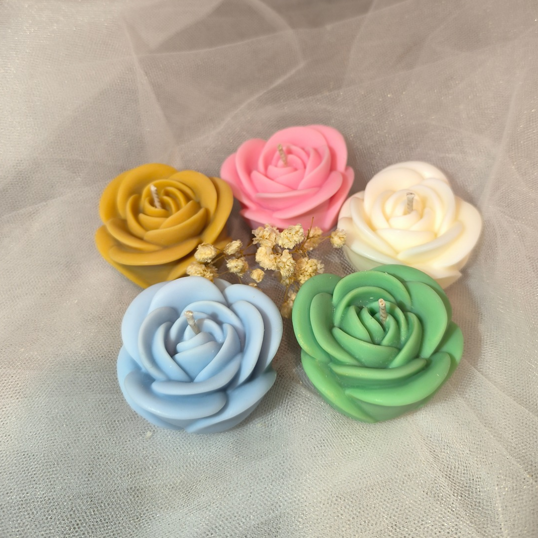 Bougie Rose personnalisée